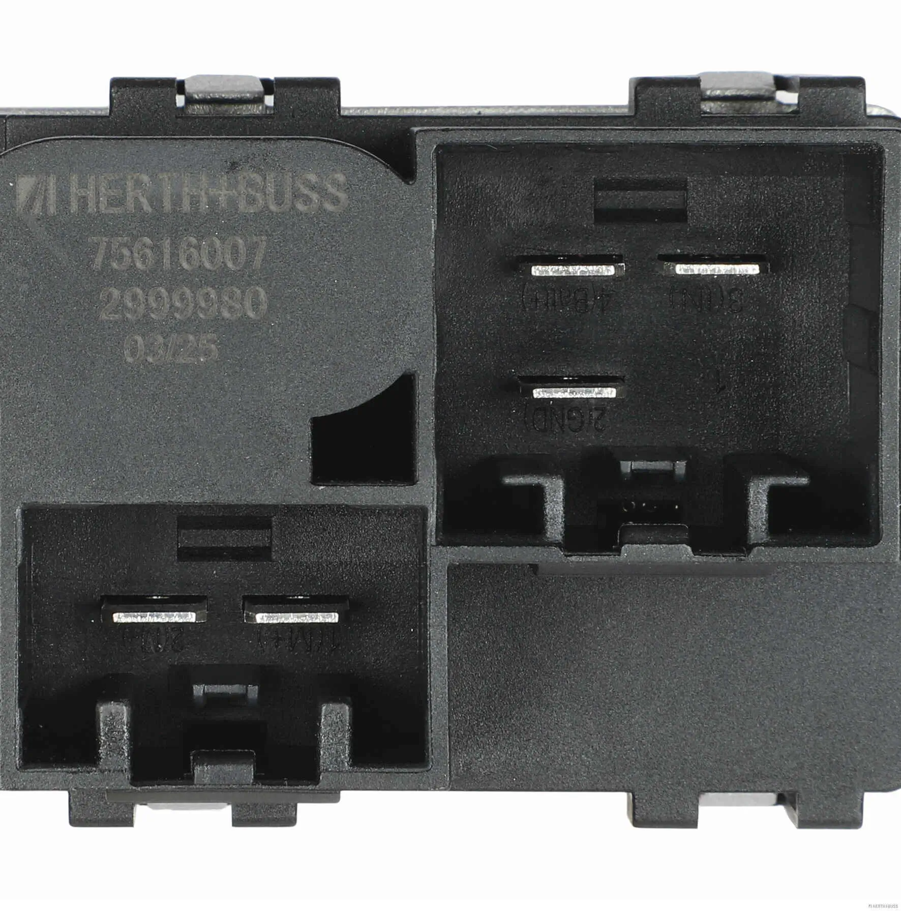 Widerstand, Innenraumgebläse 12 V HERTH+BUSS ELPARTS 75616007