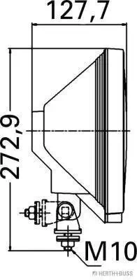 Fernscheinwerfer HERTH+BUSS ELPARTS 81680027 Bild Fernscheinwerfer HERTH+BUSS ELPARTS 81680027
