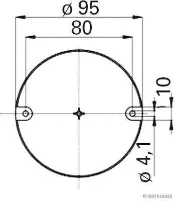 Nebelschlussleuchte 12 V HERTH+BUSS ELPARTS 81695056 Bild Nebelschlussleuchte 12 V HERTH+BUSS ELPARTS 81695056