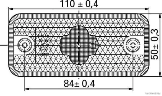 Seitenmarkierungsleuchte 12 V HERTH+BUSS ELPARTS 82710220 Bild Seitenmarkierungsleuchte 12 V HERTH+BUSS ELPARTS 82710220