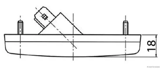Seitenmarkierungsleuchte 12 V 24 V HERTH+BUSS ELPARTS 82710424 Bild Seitenmarkierungsleuchte 12 V 24 V HERTH+BUSS ELPARTS 82710424