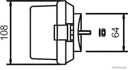 Heckleuchte HERTH+BUSS ELPARTS 82840538 Bild Heckleuchte HERTH+BUSS ELPARTS 82840538