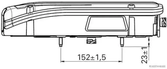 Heckleuchte links HERTH+BUSS ELPARTS 83830067 Bild Heckleuchte links HERTH+BUSS ELPARTS 83830067