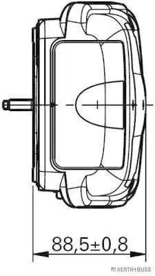 Heckleuchte links HERTH+BUSS ELPARTS 83830067 Bild Heckleuchte links HERTH+BUSS ELPARTS 83830067