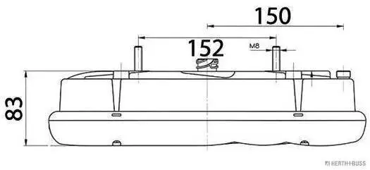 Heckleuchte links rechts HERTH+BUSS ELPARTS 83840574 Bild Heckleuchte links rechts HERTH+BUSS ELPARTS 83840574