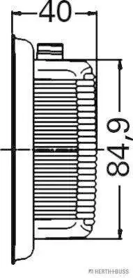 Innenraumleuchte HERTH+BUSS ELPARTS 84740018 Bild Innenraumleuchte HERTH+BUSS ELPARTS 84740018