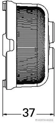 Innenraumleuchte 12 V 24 V HERTH+BUSS ELPARTS 84740100 Bild Innenraumleuchte 12 V 24 V HERTH+BUSS ELPARTS 84740100