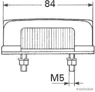 Kennzeichenleuchte HERTH+BUSS ELPARTS 84750016 Bild Kennzeichenleuchte HERTH+BUSS ELPARTS 84750016