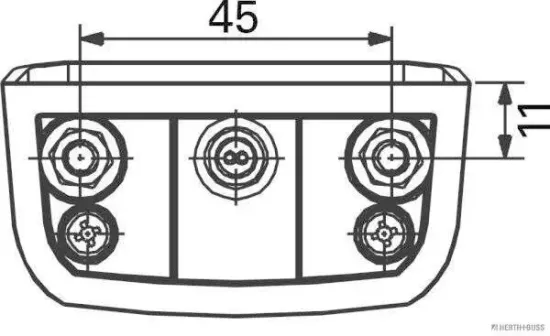 Kennzeichenleuchte HERTH+BUSS ELPARTS 84750026 Bild Kennzeichenleuchte HERTH+BUSS ELPARTS 84750026