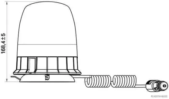 Rundumkennleuchte 12 V 24 V HERTH+BUSS ELPARTS 84770003 Bild Rundumkennleuchte 12 V 24 V HERTH+BUSS ELPARTS 84770003