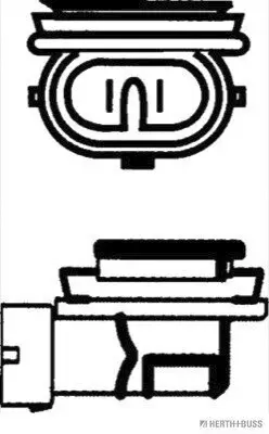 Glühlampe, Fernscheinwerfer 12 V 35 W H8 HERTH+BUSS ELPARTS 89901168 Bild Glühlampe, Fernscheinwerfer 12 V 35 W H8 HERTH+BUSS ELPARTS 89901168