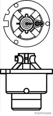 Glühlampe, Fernscheinwerfer 85 V 35 W HERTH+BUSS ELPARTS 89901221 Bild Glühlampe, Fernscheinwerfer 85 V 35 W HERTH+BUSS ELPARTS 89901221