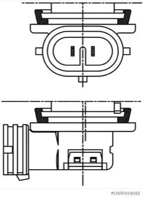 Glühlampe, Nebelscheinwerfer 12 V 19 W H16 HERTH+BUSS ELPARTS 89901308 Bild Glühlampe, Nebelscheinwerfer 12 V 19 W H16 HERTH+BUSS ELPARTS 89901308