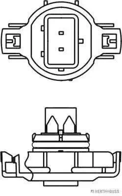 Glühlampe, Nebelschlussleuchte 12 V 19 W PS19W HERTH+BUSS ELPARTS 89901333 Bild Glühlampe, Nebelschlussleuchte 12 V 19 W PS19W HERTH+BUSS ELPARTS 89901333