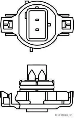 Glühlampe, Blinkleuchte 12 V 24 W PSY24W HERTH+BUSS ELPARTS 89901424 Bild Glühlampe, Blinkleuchte 12 V 24 W PSY24W HERTH+BUSS ELPARTS 89901424