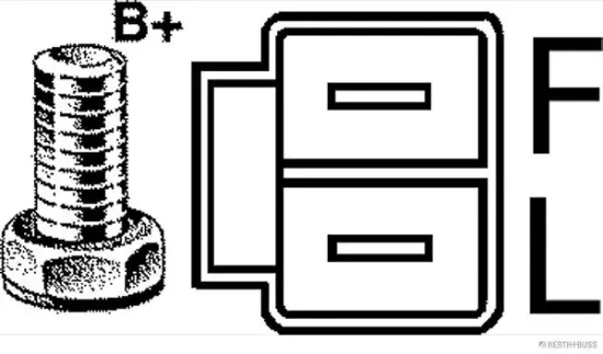 Generator 14 V HERTH+BUSS ELPARTS 32100508 Bild Generator 14 V HERTH+BUSS ELPARTS 32100508