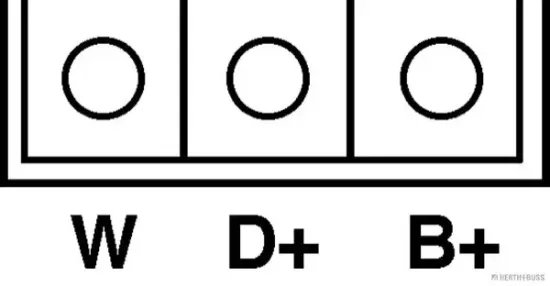 Generator 14 V HERTH+BUSS ELPARTS 32036150 Bild Generator 14 V HERTH+BUSS ELPARTS 32036150