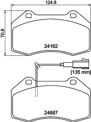 Bremsbelagsatz, Scheibenbremse Vorderachse MINTEX MDB2976 Bild Bremsbelagsatz, Scheibenbremse Vorderachse MINTEX MDB2976