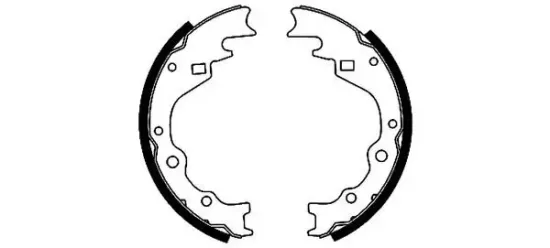 Bremsbackensatz Hinterachse MINTEX MFR326 Bild Bremsbackensatz Hinterachse MINTEX MFR326