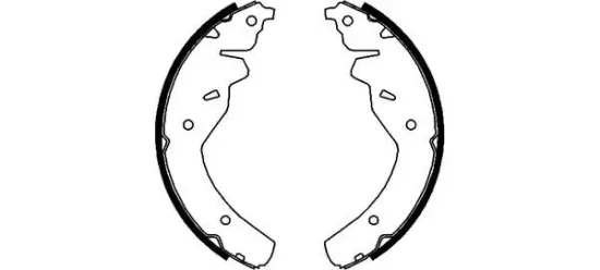 Bremsbackensatz Hinterachse MINTEX MFR413 Bild Bremsbackensatz Hinterachse MINTEX MFR413