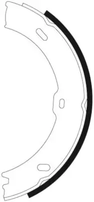 Bremsbackensatz, Feststellbremse Hinterachse MINTEX MFR585 Bild Bremsbackensatz, Feststellbremse Hinterachse MINTEX MFR585