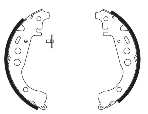 Bremsbackensatz Hinterachse MINTEX MFR767 Bild Bremsbackensatz Hinterachse MINTEX MFR767
