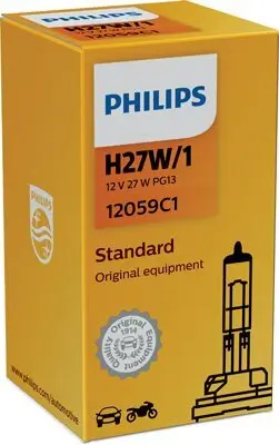 Glühlampe, Nebelscheinwerfer 12 V 27 W H27W/1 PHILIPS 12059C1 Bild Glühlampe, Nebelscheinwerfer 12 V 27 W H27W/1 PHILIPS 12059C1