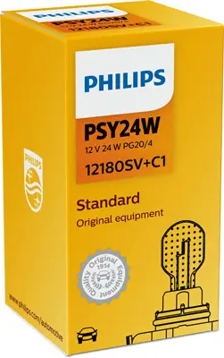 Glühlampe, Blinkleuchte 12 V 24 W PSY24W PHILIPS 12180SV+C1 Bild Glühlampe, Blinkleuchte 12 V 24 W PSY24W PHILIPS 12180SV+C1