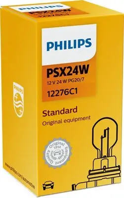 Glühlampe, Blinkleuchte 12 V 24 W PSX24W PHILIPS 12276C1 Bild Glühlampe, Blinkleuchte 12 V 24 W PSX24W PHILIPS 12276C1