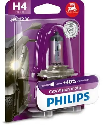 Glühlampe, Fernscheinwerfer 12 V 60/55 W H4 PHILIPS 12342CTVBW Bild Glühlampe, Fernscheinwerfer 12 V 60/55 W H4 PHILIPS 12342CTVBW