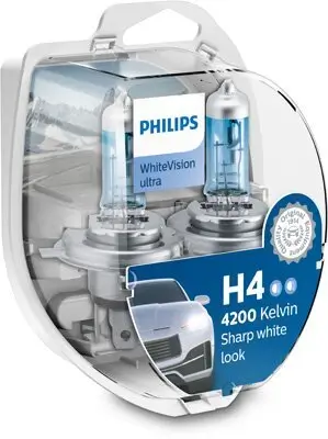 Glühlampe, Fernscheinwerfer 12 V 60/55 W H4 PHILIPS 12342WVUSM Bild Glühlampe, Fernscheinwerfer 12 V 60/55 W H4 PHILIPS 12342WVUSM