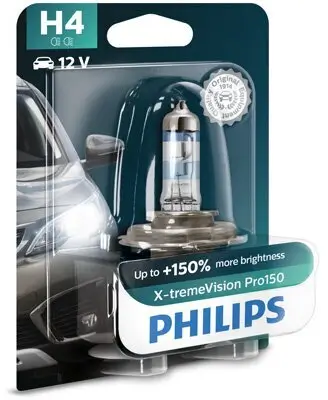 Glühlampe, Fernscheinwerfer 12 V 60/55 W H4 PHILIPS 12342XVPB1 Bild Glühlampe, Fernscheinwerfer 12 V 60/55 W H4 PHILIPS 12342XVPB1