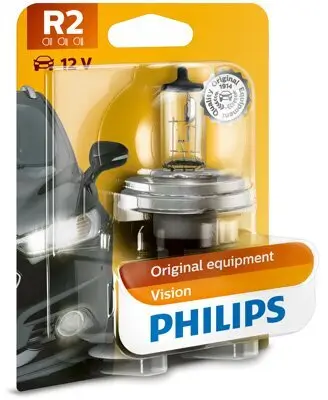 Glühlampe, Fernscheinwerfer 12 V 45/40 W R2 (Bilux) PHILIPS 12475B1