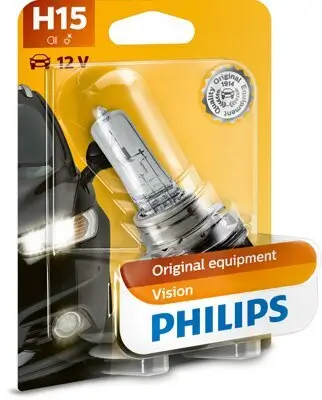 Glühlampe, Fernscheinwerfer 12 V 55/15 W H15 PHILIPS 12580B1