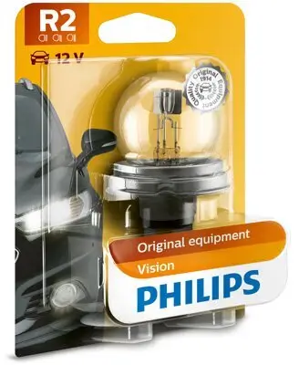 Glühlampe, Fernscheinwerfer 12 V 45/40 W R2 (Bilux) PHILIPS 12620B1