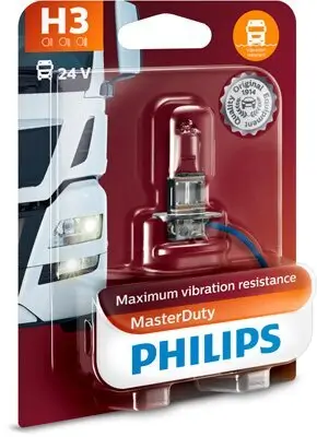 Glühlampe, Fernscheinwerfer 24 V 70 W H3 PHILIPS 13336MDB1