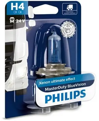 Glühlampe, Fernscheinwerfer 24 V 75/70 W H4 PHILIPS 13342MDBVB1 Bild Glühlampe, Fernscheinwerfer 24 V 75/70 W H4 PHILIPS 13342MDBVB1