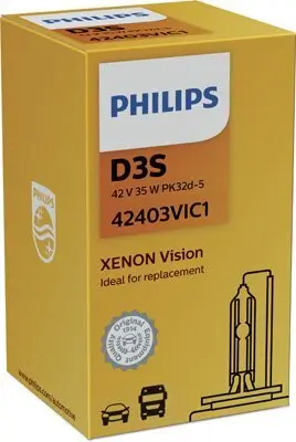 Glühlampe, Fernscheinwerfer 42 V 35 W D3S (Gasentladungslampe) PHILIPS 42403VIC1 Bild Glühlampe, Fernscheinwerfer 42 V 35 W D3S (Gasentladungslampe) PHILIPS 42403VIC1