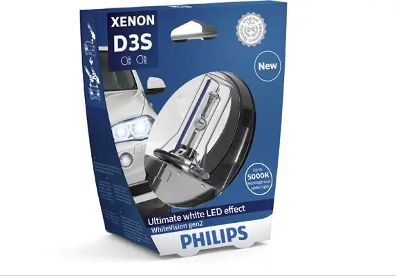 Glühlampe, Fernscheinwerfer 42 V 35 W D3S (Gasentladungslampe) PHILIPS 42403WHV2S1