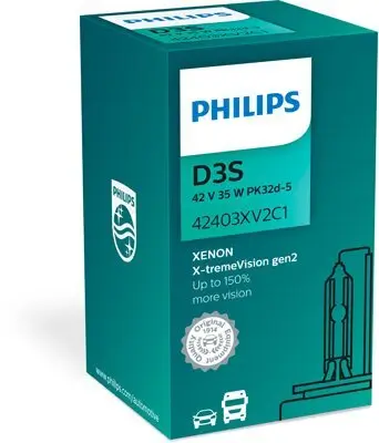 Glühlampe, Fernscheinwerfer 42 V 35 W D3S (Gasentladungslampe) PHILIPS 42403XV2C1