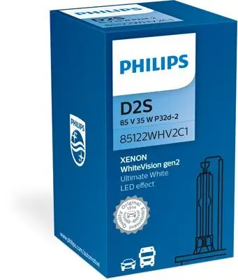 Glühlampe, Fernscheinwerfer 85 V 35 W D2S (Gasentladungslampe) PHILIPS 85122WHV2C1