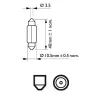 Glühlampe, Innenraumleuchte 12 V 5 W Soffittenlampe PHILIPS 12864CP Bild Glühlampe, Innenraumleuchte 12 V 5 W Soffittenlampe PHILIPS 12864CP