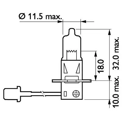 Glühlampe, Fernscheinwerfer 24 V 70 W H3 PHILIPS 13336MDB1 Bild Glühlampe, Fernscheinwerfer 24 V 70 W H3 PHILIPS 13336MDB1