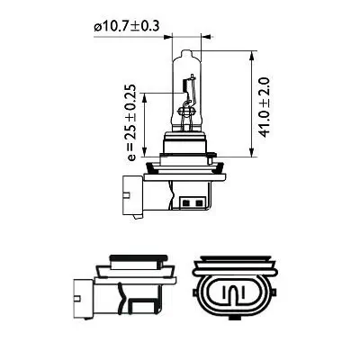 Glühlampe, Fernscheinwerfer 12 V 65 W H9 PHILIPS 12361C1 Bild Glühlampe, Fernscheinwerfer 12 V 65 W H9 PHILIPS 12361C1