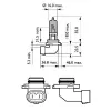 Glühlampe, Fernscheinwerfer 12 V 51 W HB4 PHILIPS 9006WVUB1 Bild Glühlampe, Fernscheinwerfer 12 V 51 W HB4 PHILIPS 9006WVUB1