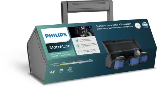 Handleuchte 3,2 V 1800 mAh PHILIPS LPL403MODX1 Bild Handleuchte 3,2 V 1800 mAh PHILIPS LPL403MODX1