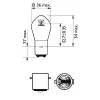 Glühlampe, Fernscheinwerfer 12 V 35/35 W S2 PHILIPS 12728C1 Bild Glühlampe, Fernscheinwerfer 12 V 35/35 W S2 PHILIPS 12728C1