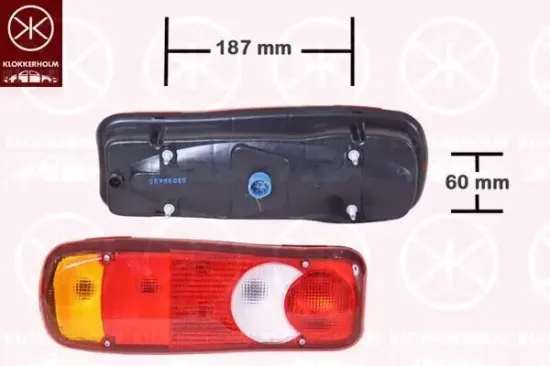 Heckleuchte links KLOKKERHOLM 20970715 Bild Heckleuchte links KLOKKERHOLM 20970715