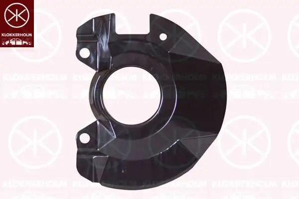 Spritzblech, Bremsscheibe Vorderachse links KLOKKERHOLM 3265377