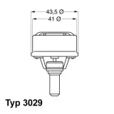 Thermostat, Kühlmittel BorgWarner (Wahler) 3029.89